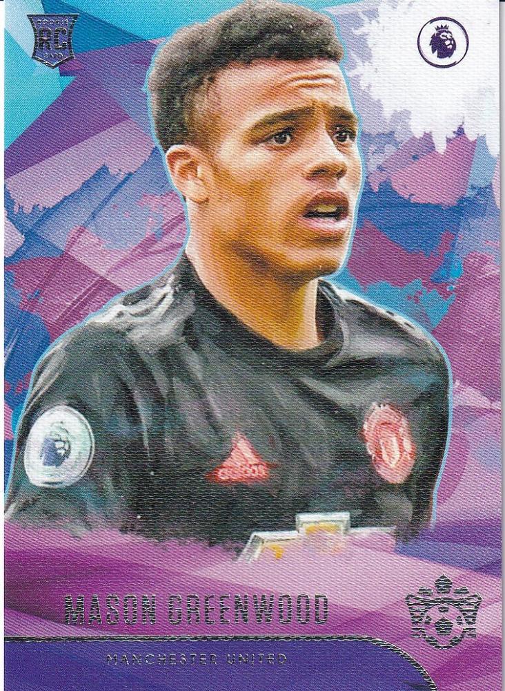 2019-20 Panini Chronicles Mason Greenwood Manchester United Pitch Kings Rookies I trading card