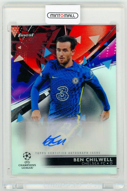 2021-22 Topps Finest UEFA Champions League Ben Chilwell autograph card Chelsea FC