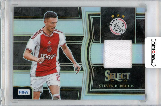 2023-2024 PANINI SELECT FIFA Steven Berghuis jersey for Ajax Amsterdam shown front view