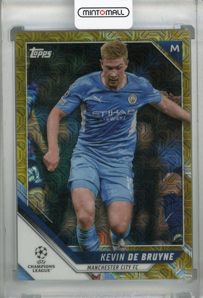 2021-22 Topps UEFA Champions League Japan Edition Manchester City Kevin De Bruyne Gold Parallel Card 19 of 50