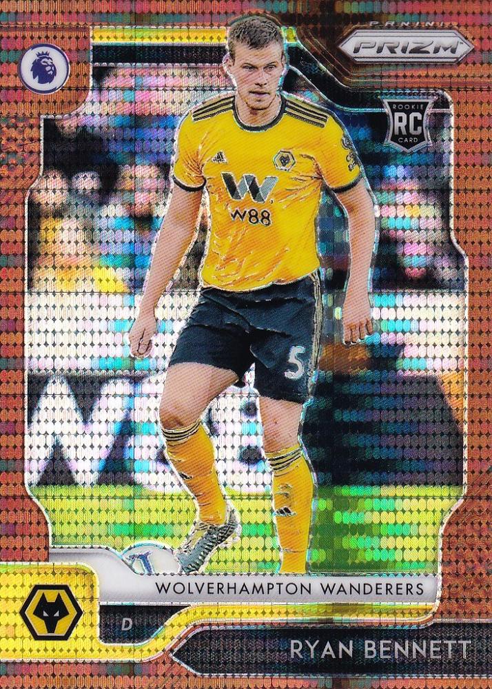 2019-20 Panini Prizm Premier League Ryan Bennett Wolverhampton Wanderers Bronze Parallel trading card