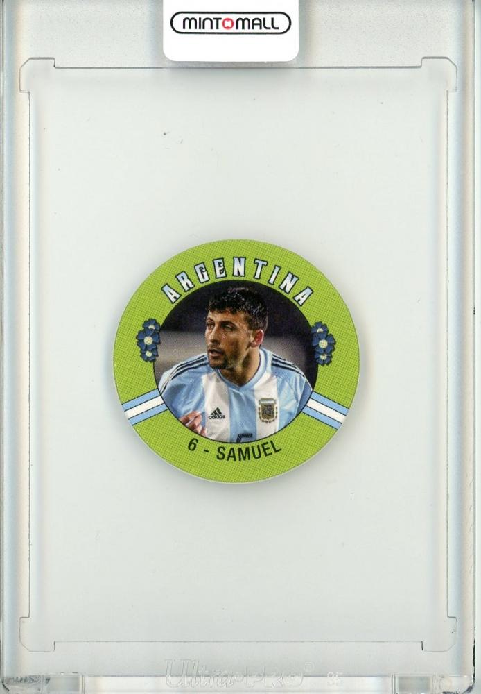 2023 Topps Team Set Argentina Fileteado Premium Walter Samuel AFA collectible discs