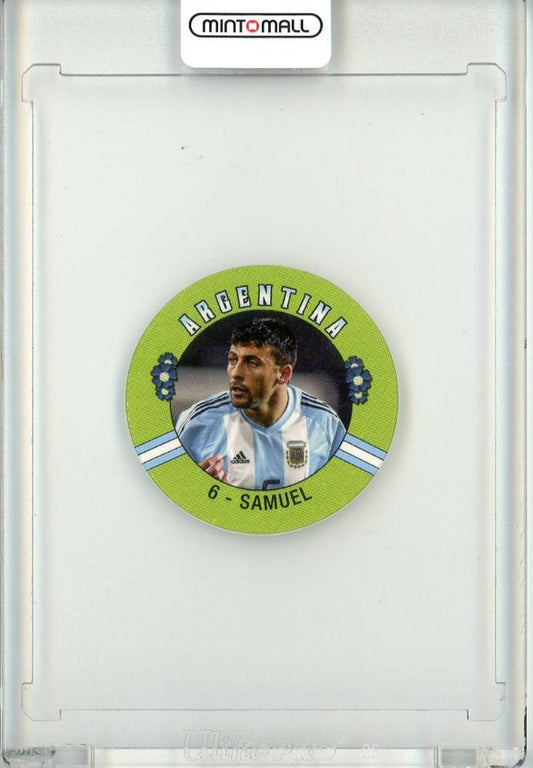 2023 Topps Team Set Argentina Fileteado Premium Walter Samuel AFA collectible discs