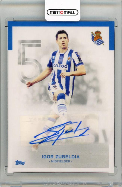 2022-23 TOPPS Real Sociedad de Fútbol Official Team Set featuring Igor Zubeldia autographed cards