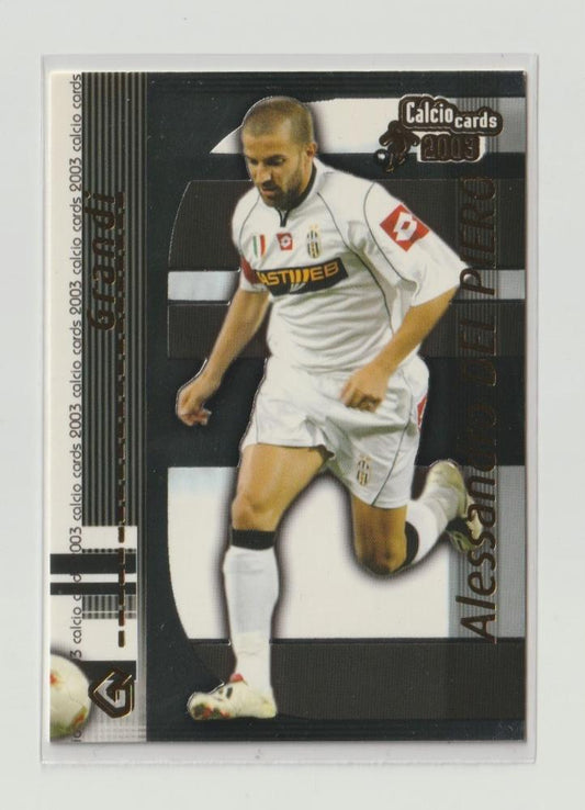 2003 Panini Calcio I Grandi trading card #G4 featuring Alessandro Del Piero