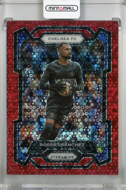 2023-24 Panini Prizm Premier League Robert Sanchez Breakaway Prizms Red #196 Chelsea FC trading card