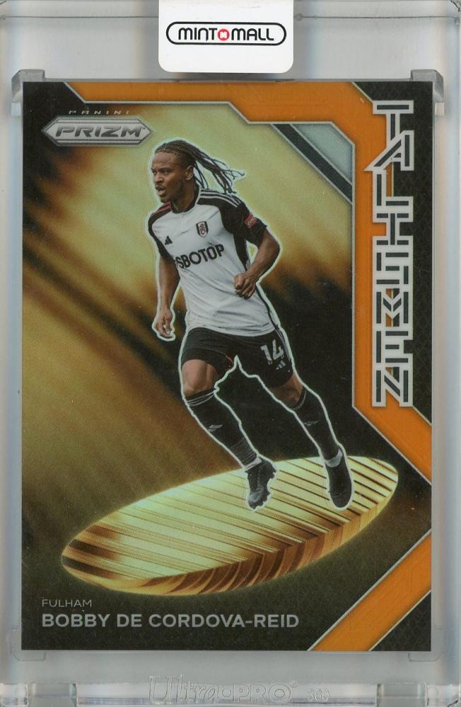 2023-24 Panini Prizm Premier League Bobby De Cordova-Reid Talismen Orange Prizms #10 card number 14 of 25 for Fulham
