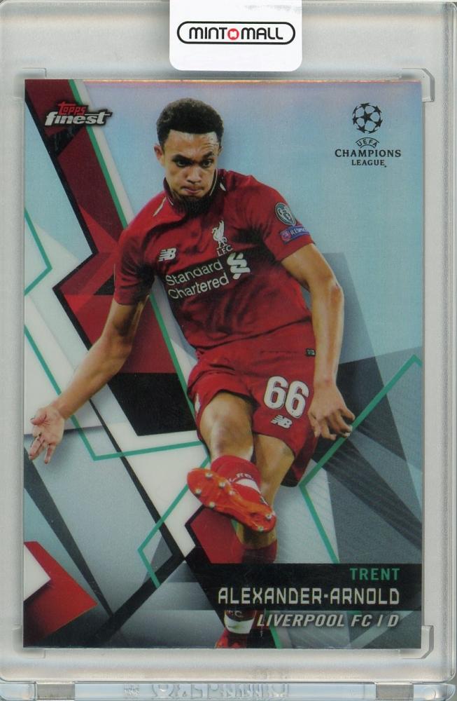 2018-19 Topps Finest UEFA Champions League Liverpool FC Trent Alexander-Arnold Base Refractor parallel version trading card
