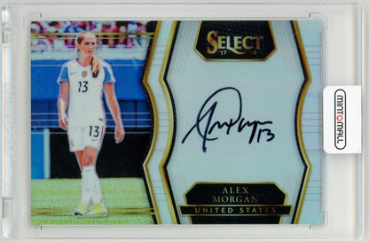 2017-18 Panini Select Alex Morgan Select Signatures trading card from the United States