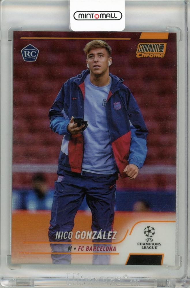 2021-22 TOPPS Stadium Club Chrome UEFA Champions League Base Set Image Variations Orange #28 Nico Gonzalez card