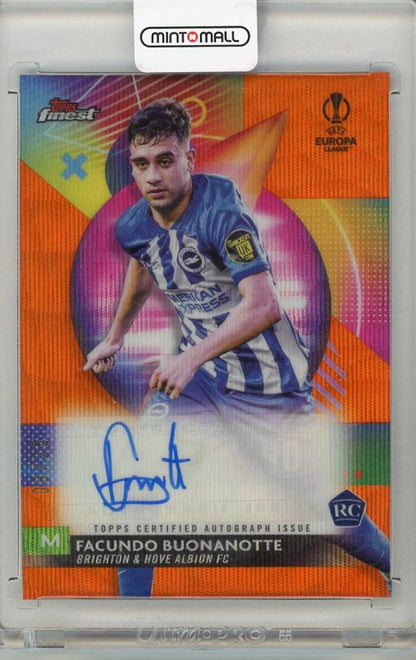 2024 TOPPS Finest Facundo Buonanotte rookie autograph trading card Brighton & Hove Albion FC