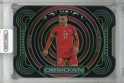 2022-23 Panini Obsidian Serbia Filip Kostic Equinox Green trading card serial number 4 of 5