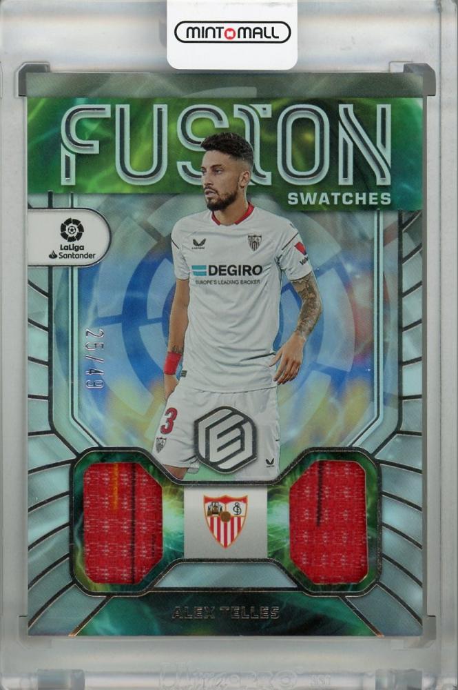 2022-23 Panini Chronicles Sevilla FC Alex Telles Elements Fusion Swatches card number 25 of 49