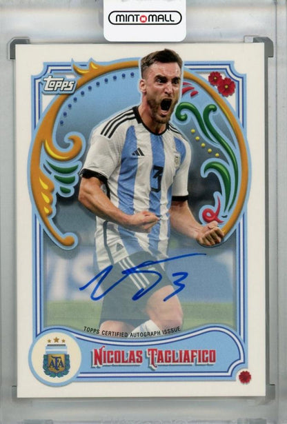 2023 Topps Argentina Fileteado Nicolas Tagliafico Base First Team Autographs trading card