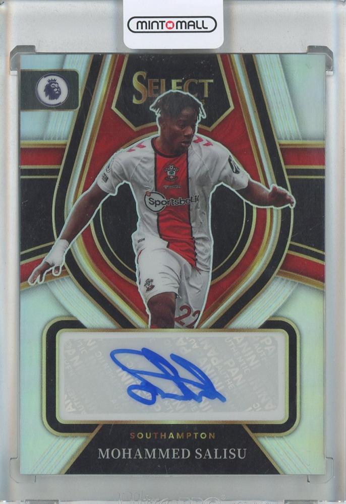 2022-23 Panini Select Premier League Mohammed Salisu Auto trading card with autograph #SS-MSU from Southampton