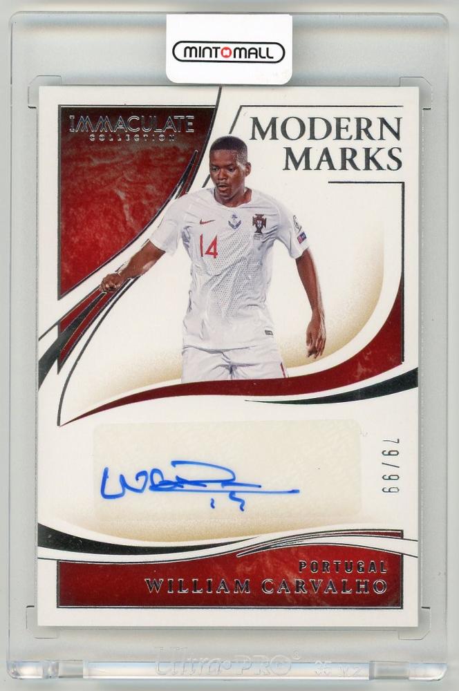 2020 Panini Immaculate Collection William Carvalho Modern Marks 79/99 soccer card from Portugal
