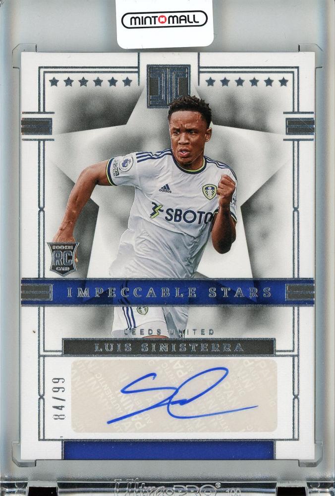 2022-23 Panini Impeccable Premier League Luis Sinisterra Autograph Rookie Card Leeds United #IS-TWO84/99