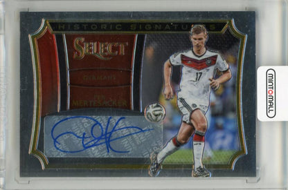 2015-16 PANINI Select Per Mertesacker Historic Signatures #HSPM09/46 collectible football card from Germany