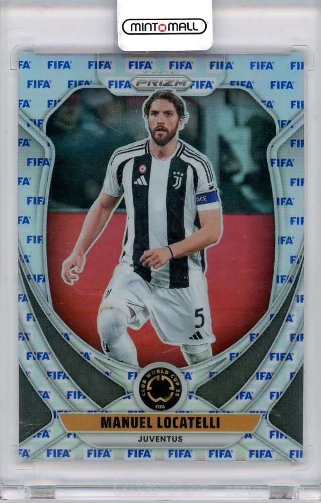 2025 PANINI PRIZM FIFA CLUB WORLD CUP Manuel Locatelli trading card numbered 12208/20 from Juventus