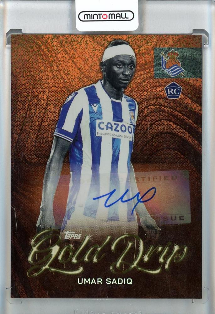 2022-23 Real Sociedad Team Set Umar Sadiq autographed card serial number 12/25 with visible autograph