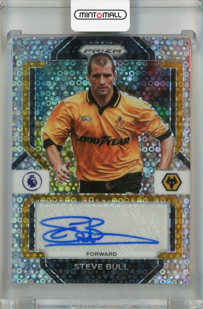 2022-23 Panini Prizm Premier League Steve Bull Autographed Trading Card #20 with Breakaway Prizm design