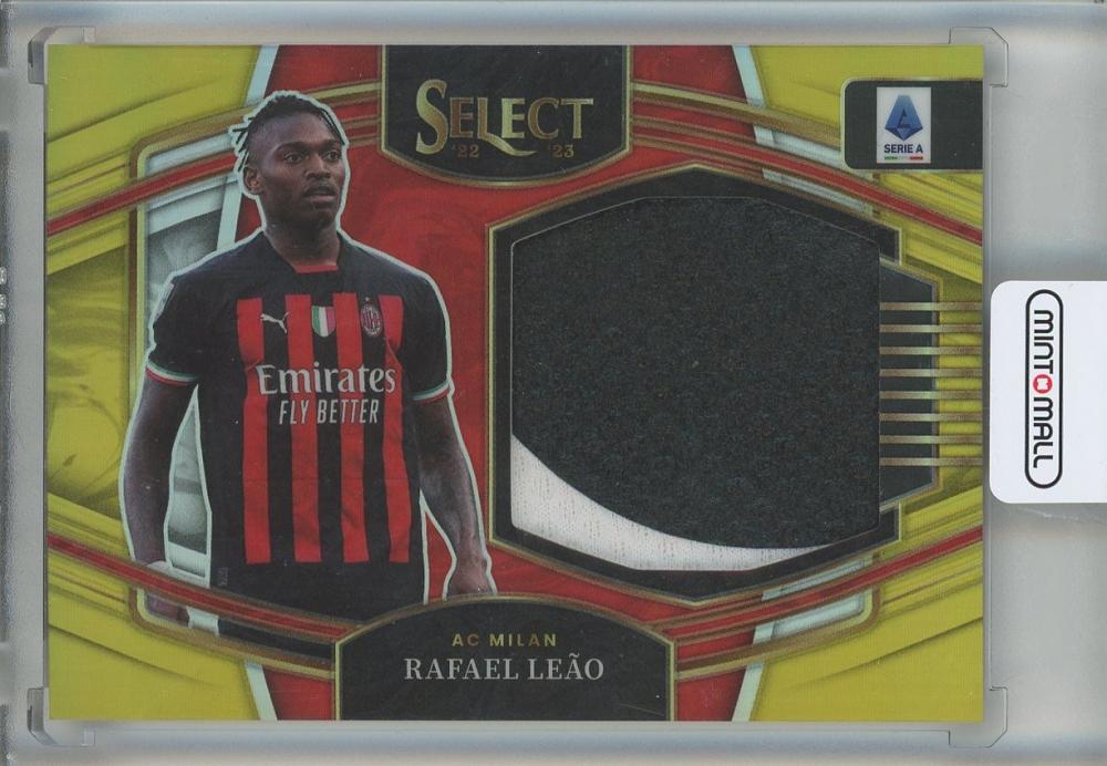 2022-23 Select Serie A Rafael Leao Jumbo Swatches Gold06/10 trading card from AC Milan in new condition