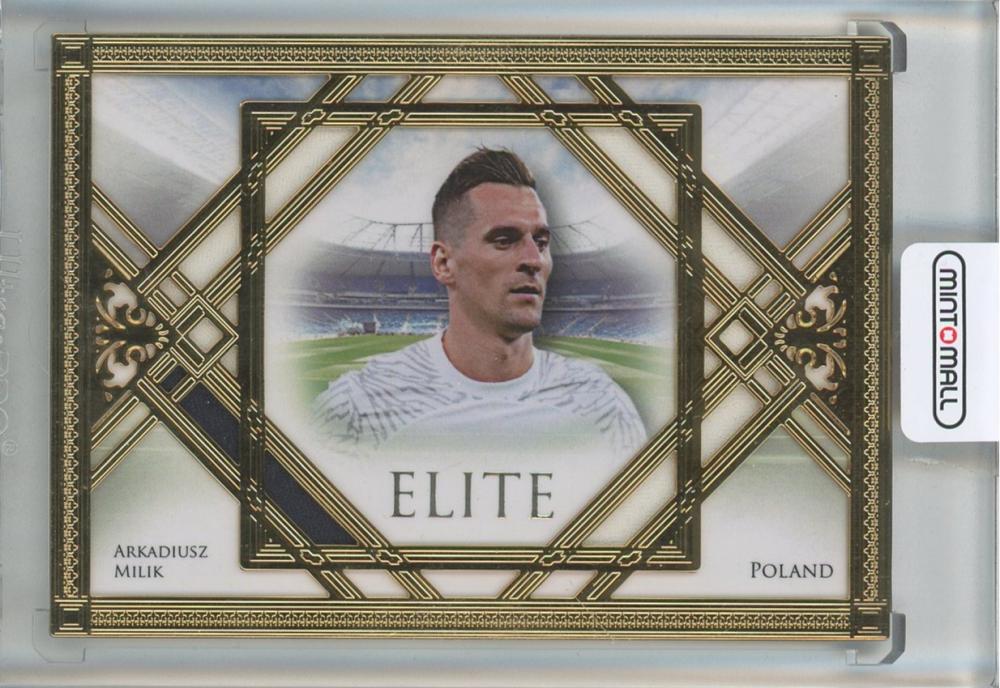 2024 Futera Arkadiusz Milik Gold Frame ELITE11/12 Poland trading card in new condition