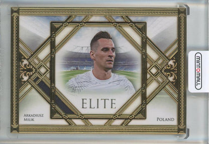 2024 Futera Arkadiusz Milik Gold Frame ELITE11/12 Poland trading card in new condition