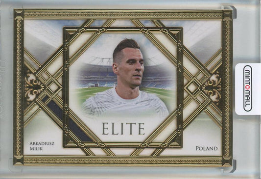 2024 Futera Arkadiusz Milik Gold Frame ELITE11/12 Poland trading card in new condition