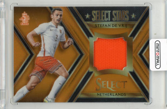 2015-16 PANINI Select Stefan de Vrij Stars Memorabilia Orange card numbered #STSDV099/149 from Netherlands
