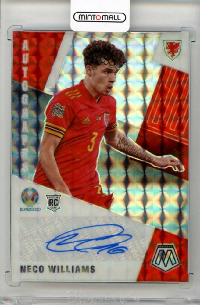 2020-21 PANINI Mosaic UEFA Euro Neco Williams Autograph trading card number 50 from the Mosaic series