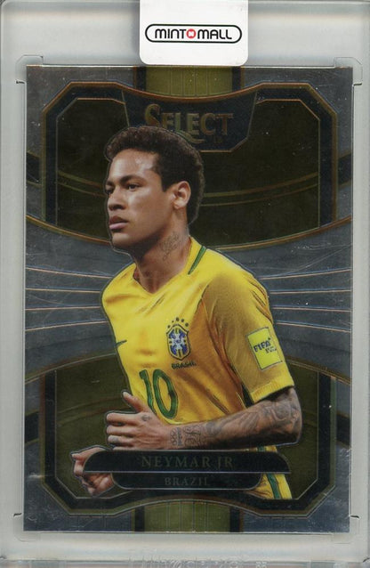 2017-18 PANINI SELECT Neymar Jr #70 soccer card featuring Brazil in new condition