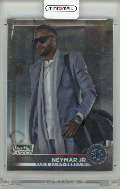 2023 TOPPS Stadium Club Chrome Neymar Jr #69 trading card featuring Paris Saint-Germain player Neymar Jr