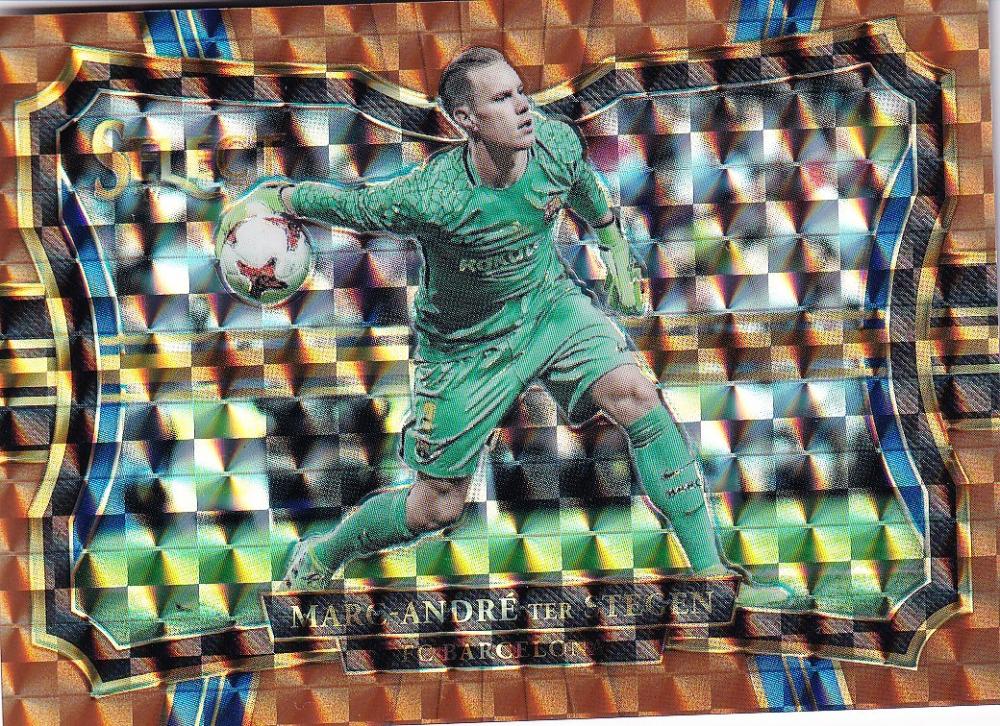 2017-18 Panini Select FC Barcelona Marc-Andre ter Stegen Field Level Base Copper parallel trading card