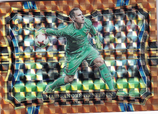 2017-18 Panini Select FC Barcelona Marc-Andre ter Stegen Field Level Base Copper parallel trading card
