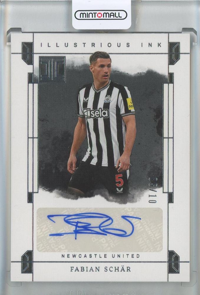 2023-24 Panini Impeccable Premier League Fabian Schar autograph trading card serial 05 of 10 Newcastle United
