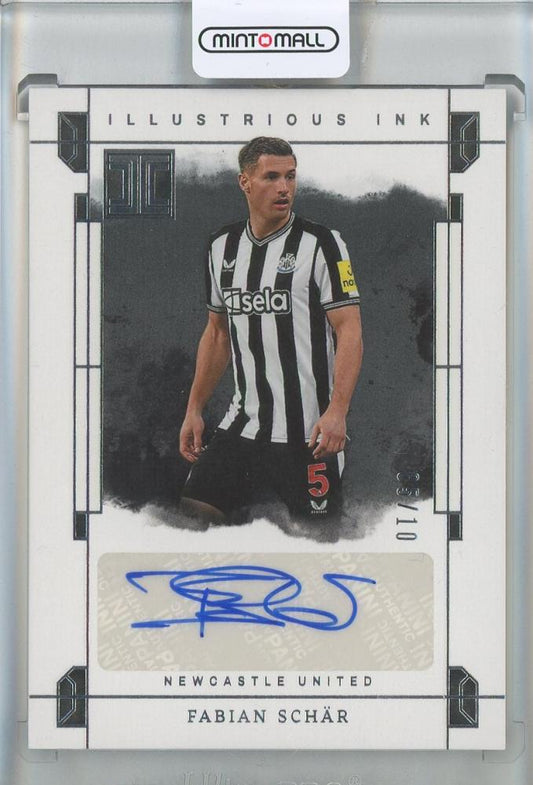 2023-24 Panini Impeccable Premier League Fabian Schar autograph trading card serial 05 of 10 Newcastle United