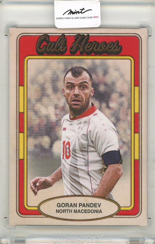 2025 Futera Goran Pandev trading card serial number 12 of 18 in mint condition