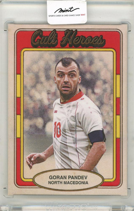 2025 Futera Goran Pandev trading card serial number 12 of 18 in mint condition