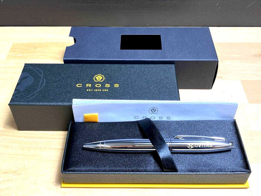 Cross Brand Twist Ballpoint Pen with Box and Name Engraving