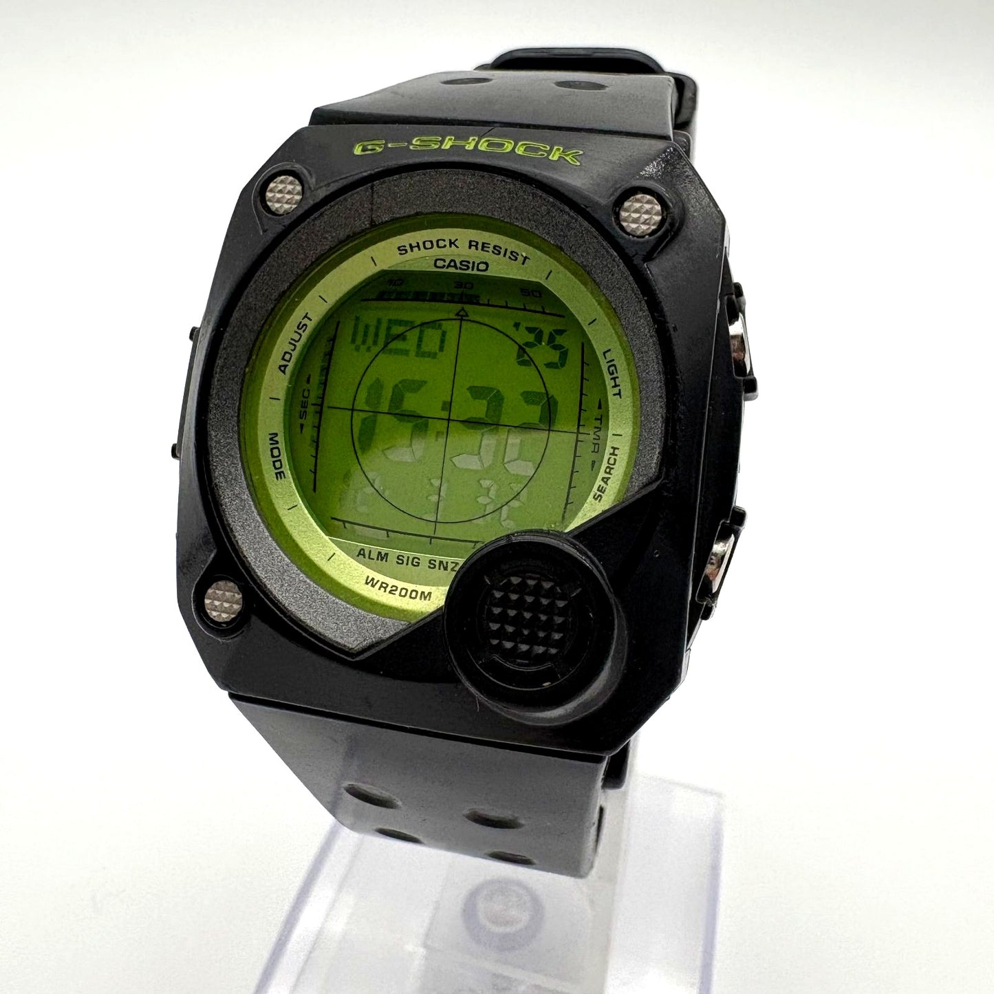 Casio G-Shock G-8000B Overseas Model Watch in Black and Green Digital Quartz