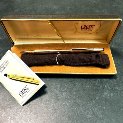 CROSS 1/20 14KT Gold Filled Mechanical Pencil Twist-Style Made in USA