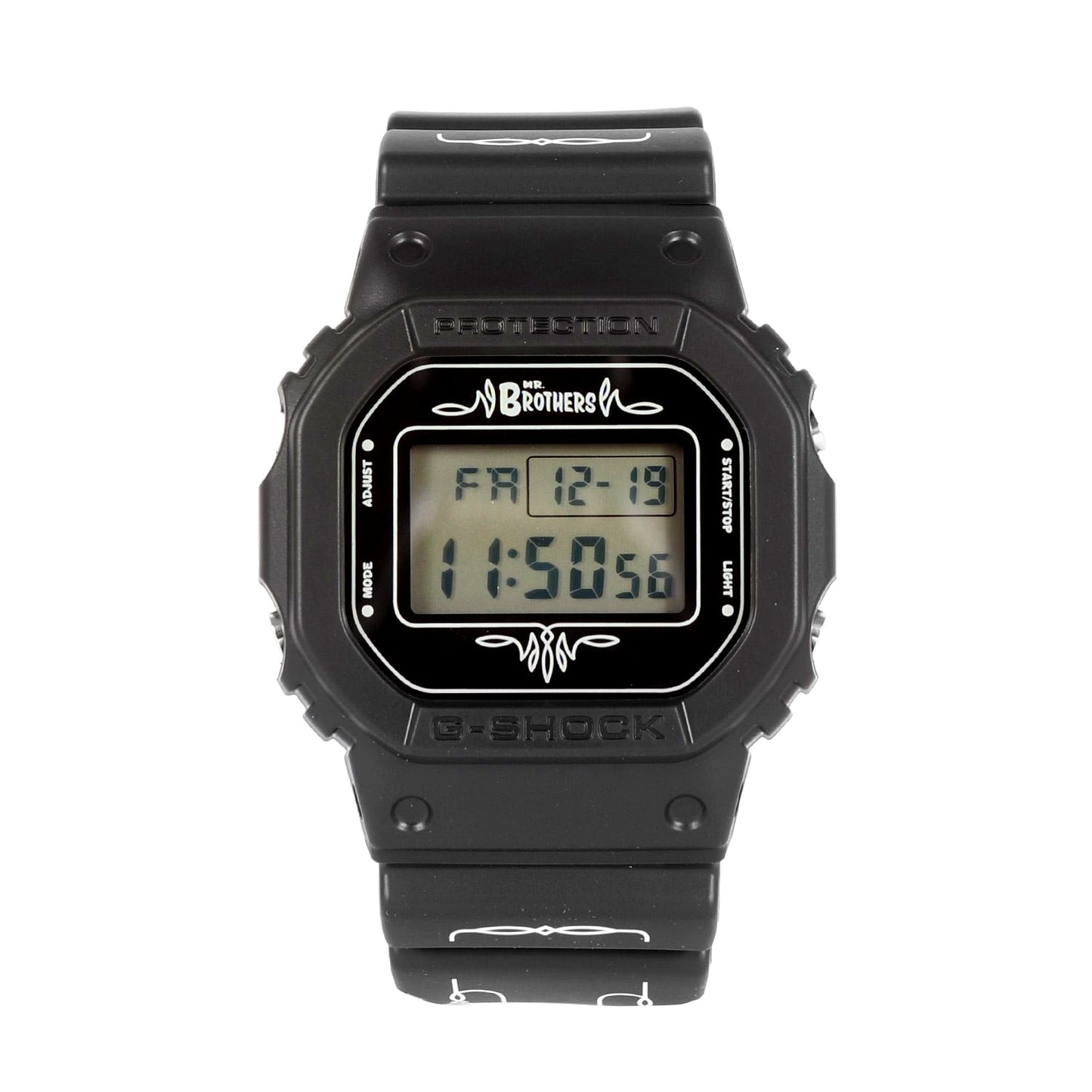 G-Shock DW-5600X MR.Brothers Cut Club 10th Anniversary Collaboration Watch Black — Japan Import