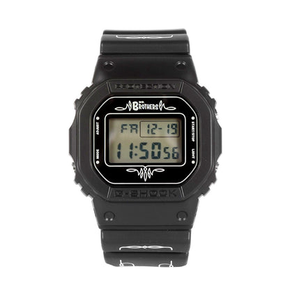 G-Shock DW-5600X MR.Brothers Cut Club 10th Anniversary Collaboration Watch Black — Japan Import