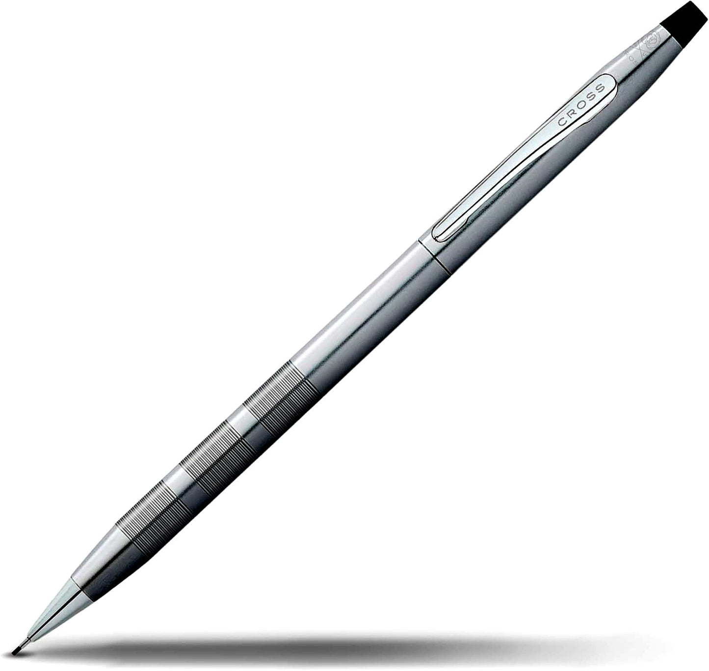 Cross Classic Century Mechanical Pencil Brush Model in Satin Chrome — Japan Import