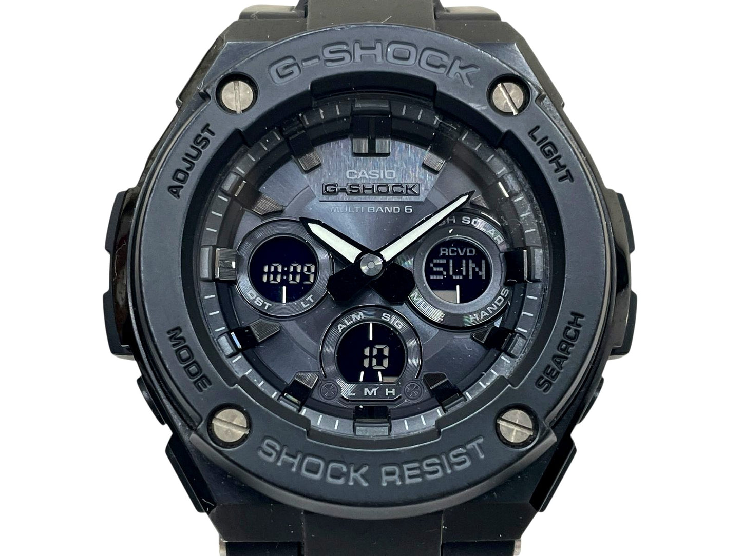 Casio G-Shock G-Steel GST-W300G black solar-powered analog-digital watch for men