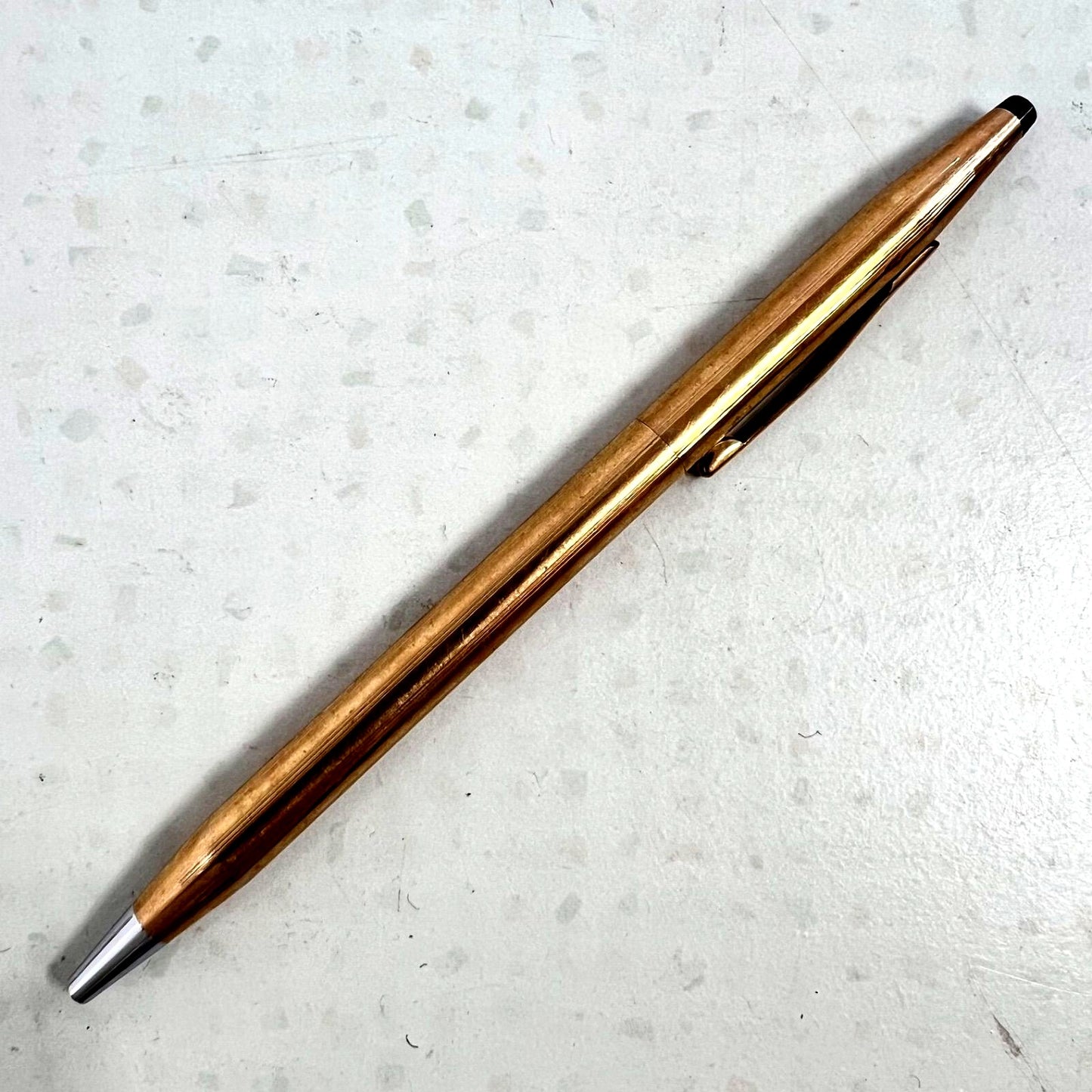 Cross Classic Century Twist Ballpoint Pen 14K 20GF USA Vintage Old Logo Script Logo
