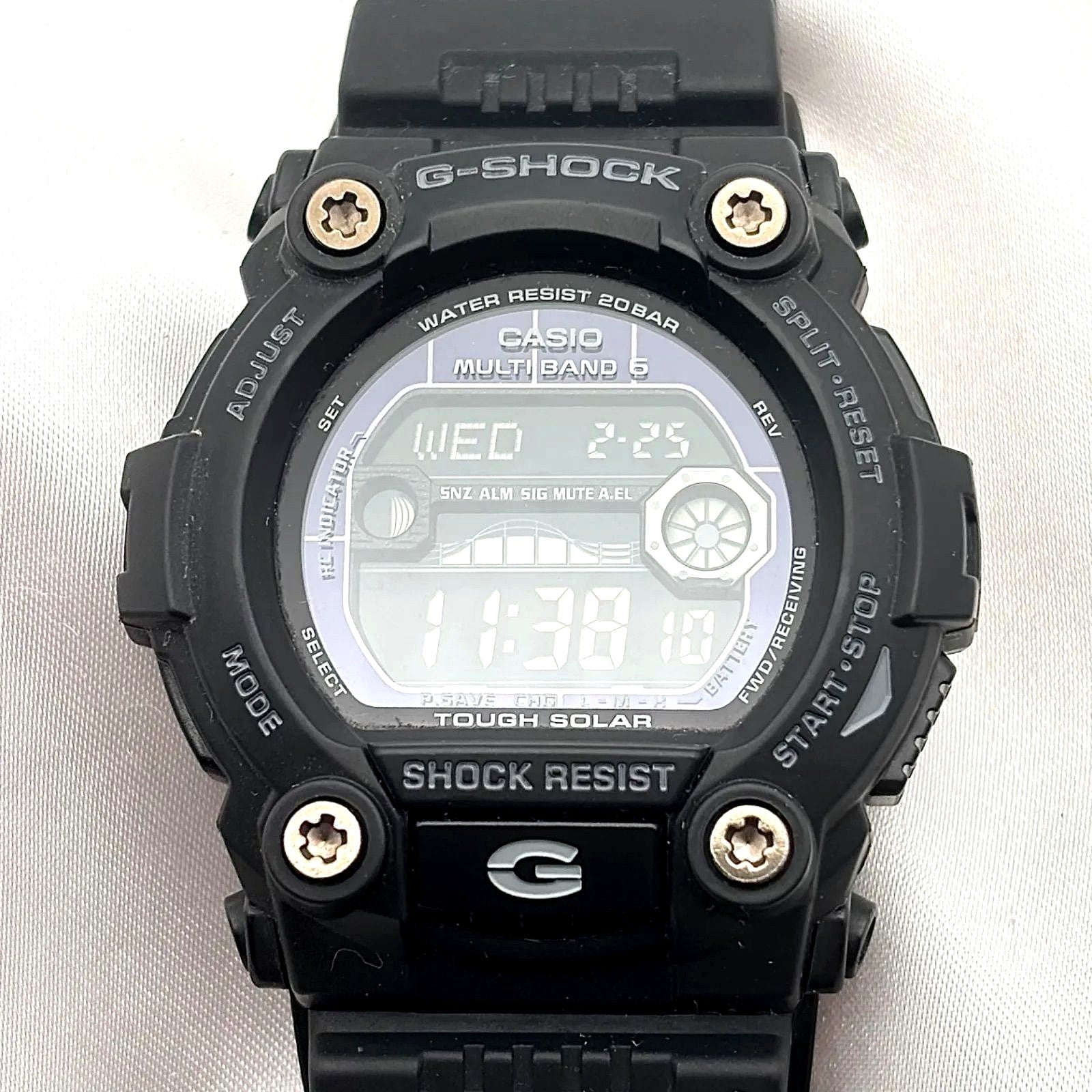 Casio G-Shock GW-7900B black Toughsolar solar-powered radio wave watch