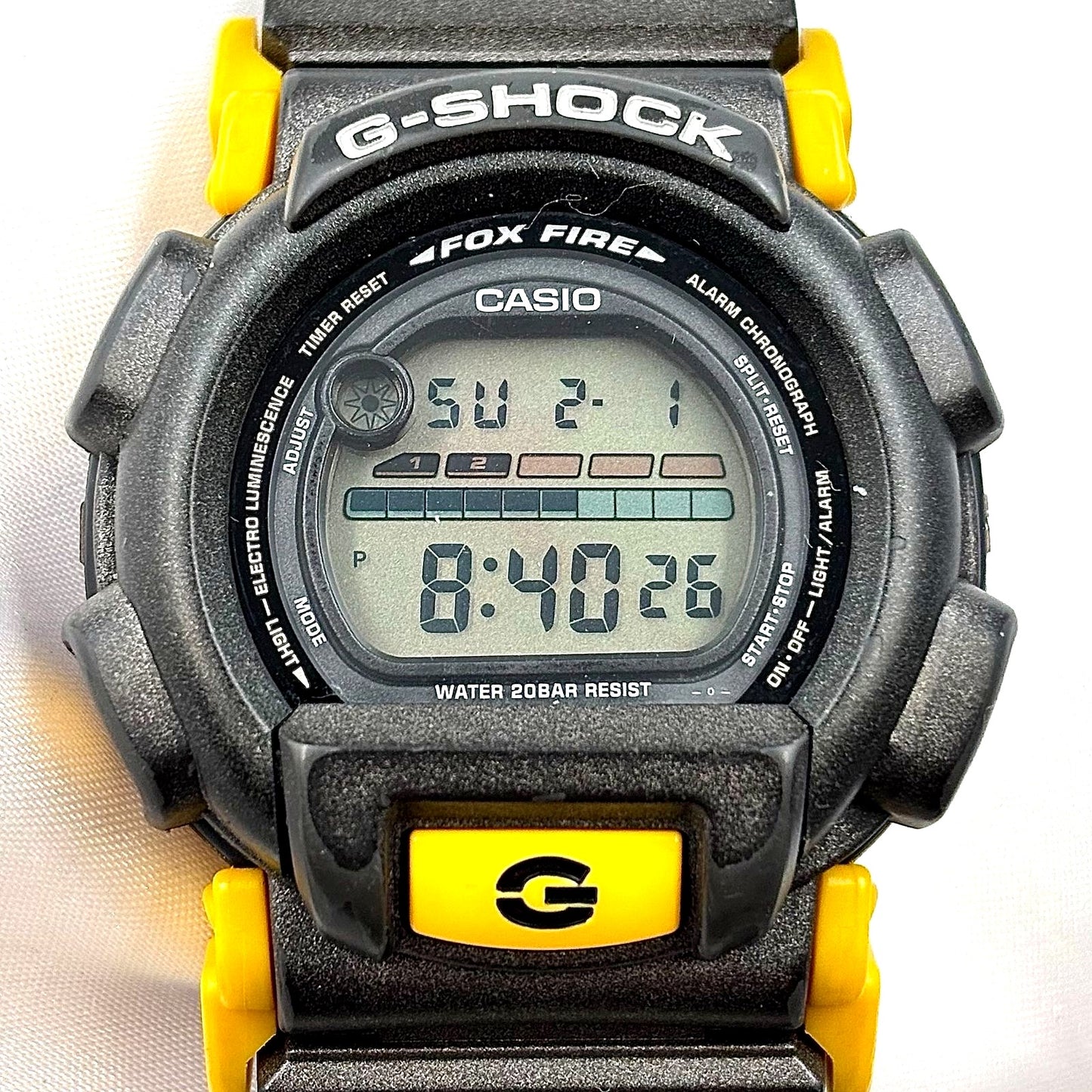 Casio G-Shock DW-003 Digital Quartz Watch Men 20 ATM Water Resistant Shockproof Yellow and Black — Japan Import