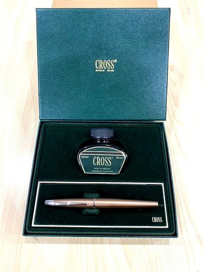 Cross Pen Brand F Fountain Pen Ink Included Model F8-3-15